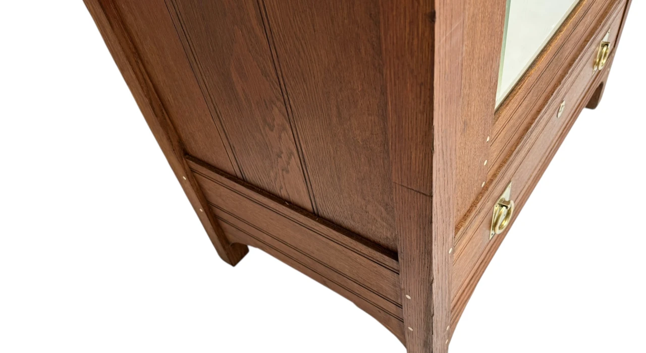 Arts & Crafts One-Door Armoire or Wardrobe Onder den Sint Maarten Style, 1900s